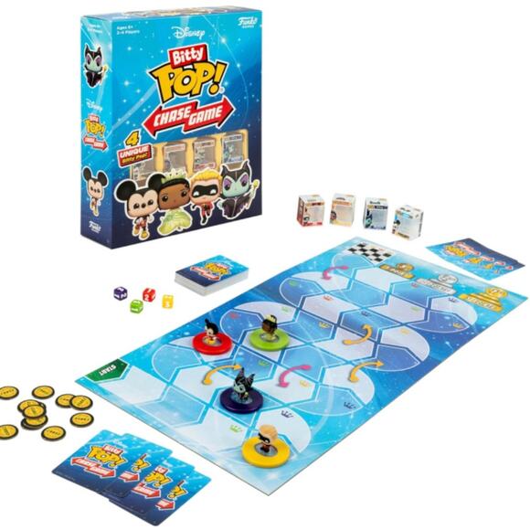 Funko Games Bitty Pop! Chase Game Disney NEW - Picture 2 of 5